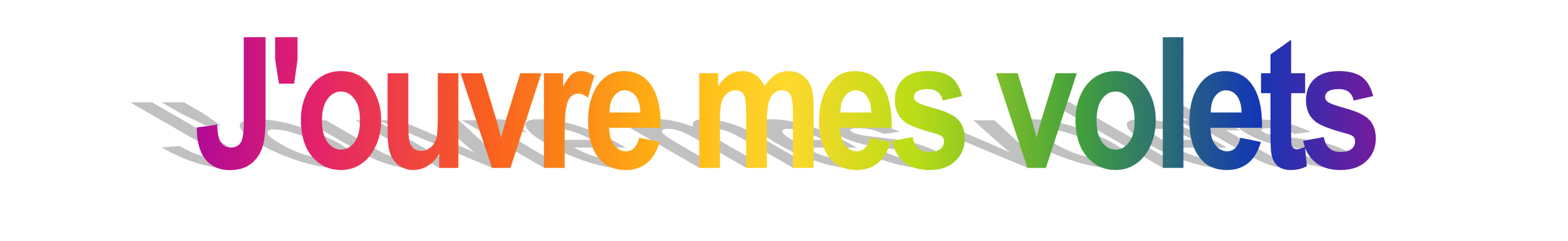 J'ouvre mes volets